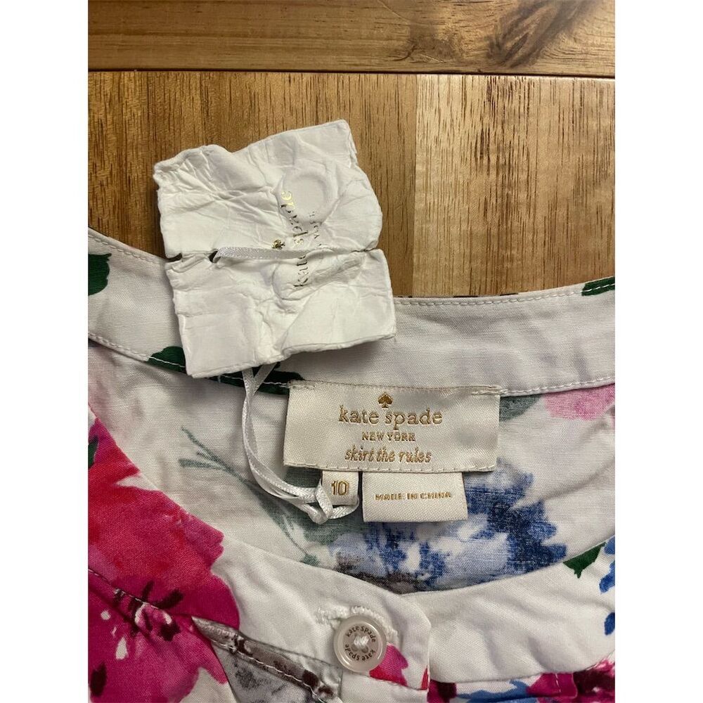 Kate Spade Girls' Floral Romper Size 10 Multicolor Spring Casual - Picture 3 of 6